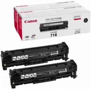 Canon 718 set 2pcs Black