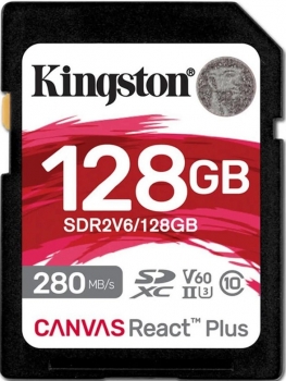 128GB Kingston Canvas React Plus V60