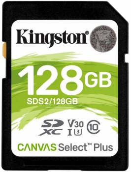 128GB Kingston Canvas Select Plus