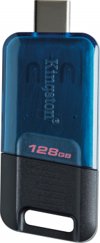 128GB Kingston DataTraveler 80M Black/Blue