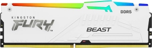 16GB DDR5 5600MHz Kingston FURY Beast White RGB EXPO