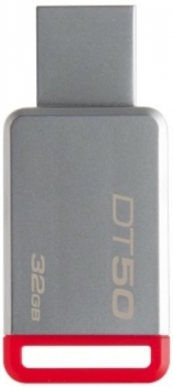 32GB Kingston DataTravaler DT50 Silver/Red