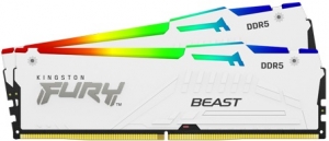 32GB DDR5 5600MHz Kingston FURY Beast White RGB EXPO Kit of 2*16GB