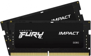 32GB DDR5 6400MHz SODIMM Kingston FURY Impact Kit of 2*16GB