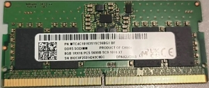 8GB DDR5 5600MHz SODIMM Micron