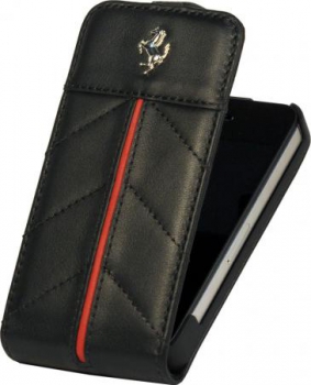 Чехол Ferrari California Collection для iPhone 4/4S Flip Black (FECFFL4B)