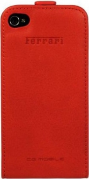 Чехол Ferrari California Collection для iPhone 4/4S Flip Red (FECFFL4R)