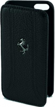 Чехол для iPhone 5 Ferrari Grain Leather Book Black (FEFFFLBKP5BL) Чехол для iPhone 5 Ferrari Grain Leather Book Black (FEFFFLBKP5BL)