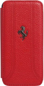 Чехол для iPhone 5 Ferrari Grain Leather Book Red (FEFFFLBKP5RE) Чехол для iPhone 5 Ferrari Grain Leather Book Red (FEFFFLBKP5RE)