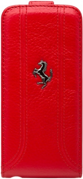 Чехол для iPhone 5 Ferrari Grain Leather Flip Red (FEFFFLP5RE) Чехол для iPhone 5 Ferrari Grain Leather Flip Red (FEFFFLP5RE)