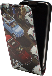 Чехол для iPhone 4/4S Fiat 500 Flip Parking Collection Чехол для iPhone 4/4S Fiat 500 Flip Parking Collection