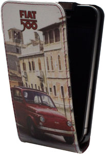 Чехол для iPhone 4/4S Fiat 500 Flip Venezia Collection Чехол для iPhone 4/4S Fiat 500 Flip Venezia Collection