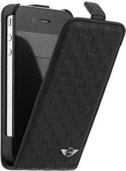 Чехол Mini Cooper для iPhone 4/4S Flap Chequered