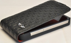 Чехол Mini Cooper для iPhone 4/4S Flap Chequered