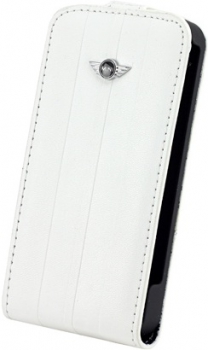 Чехол для iPhone 4/4S Mini Cooper Flap White
