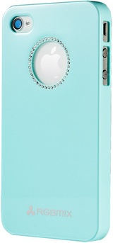 Чехол RGBmix для iPhone 4/4S Diamond Crystal Blue Чехол RGBmix для iPhone 4/4S Diamond Crystal Blue