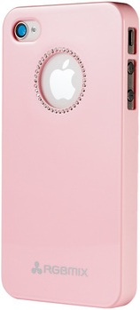 Чехол RGBmix для iPhone 4/4S Diamond Crystal Pink Чехол RGBmix для iPhone 4/4S Diamond Crystal Pink