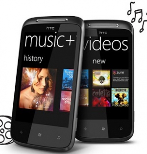 HTC 7 Mozart  (T8698) Black