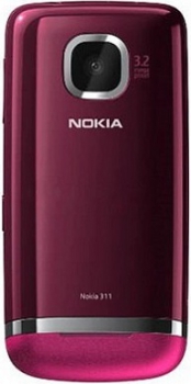 Nokia 311 Asha Rose Red