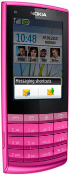 Nokia X3-02 Touch and Type Pink