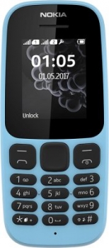 Nokia 105 2017 Dual Sim Blue