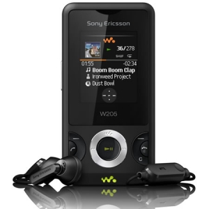 Sony Ericsson W205 Ambient Black