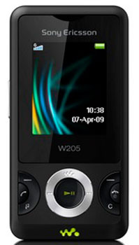 Sony Ericsson W205 Ambient Black