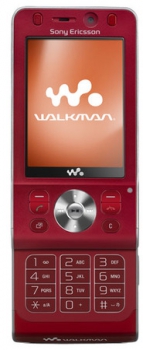 Sony Ericsson W910i Hearty Red