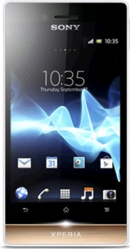 Sony Xperia Miro ST23i White-Gold Sony Xperia Miro ST23i White-Gold