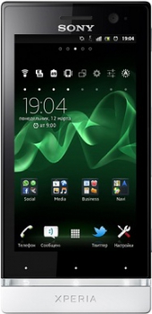 Sony Xperia U ST25i Black White