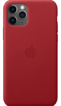Чехол для iPhone 11 Pro Apple Leather Red