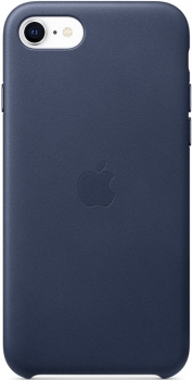 Husa pentru iPhone SE 2020 Apple Leather Blue Husa pentru iPhone SE 2020 Apple Leather Blue