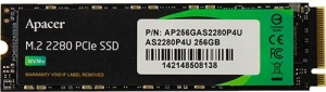 Apacer AS2280P4U 256Gb M.2 NVMe SSD Apacer AS2280P4U 256Gb M.2 NVMe SSD