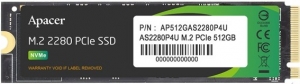 Apacer AS2280P4U 512Gb M.2 NVMe SSD