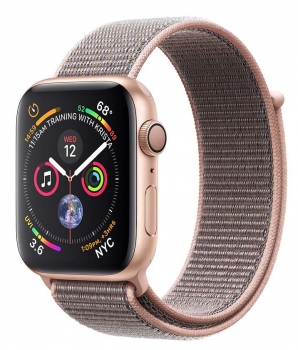 Apple Watch 4 40mm Gold Aluminum Case Pink Sand Loop Band
