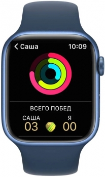 Apple Watch 7 45mm Blue Aluminum Case