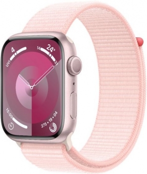 Apple Watch 9 Pink Sport Loop 41mm