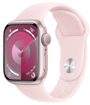 Apple Watch 9 45mm Pink Sport Band S/M