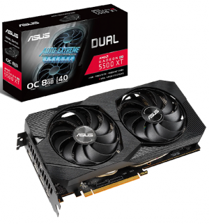 Asus Radeon RX5500 8GB GDDR6 Dual EVO OC Asus Radeon RX5500 8GB GDDR6 Dual EVO OC