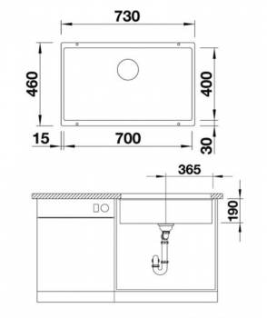 Blanco Subline 700-U Anthracite