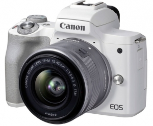 Canon EOS M50 Mark II & EF-M 15-45mm f/3.5-6.3 IS STM KIT White