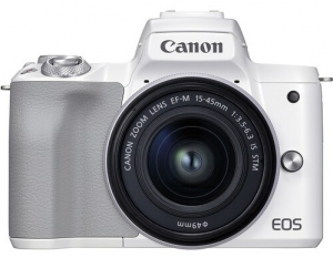 Canon EOS M50 Mark II & EF-M 15-45mm f/3.5-6.3 IS STM KIT White