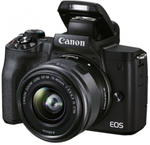 Canon EOS M50 Mark II & EF-M 15-45mm f/3.5-6.3 IS STM Vlogger KIT Black