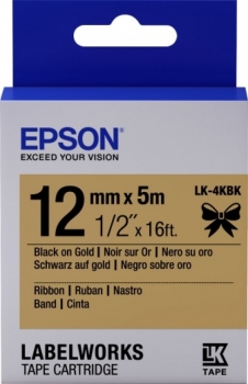 Epson LK-4KBK Black/Gold
