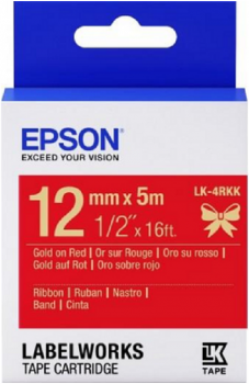 Epson LK-4RKK Gold/Red