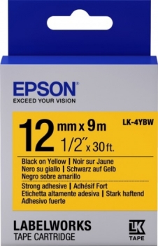 Epson LK4YBW Black/Yellow