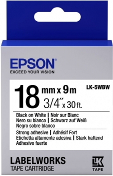 Epson LK-5WBW Black/White