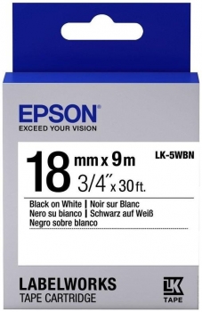 Epson LK-5WBN Black/White