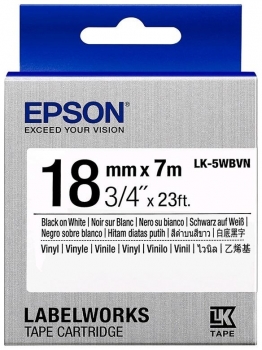 Epson LK-5WBVN Black/White