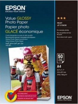 Epson Value Glossy Photo Paper 4R 50p